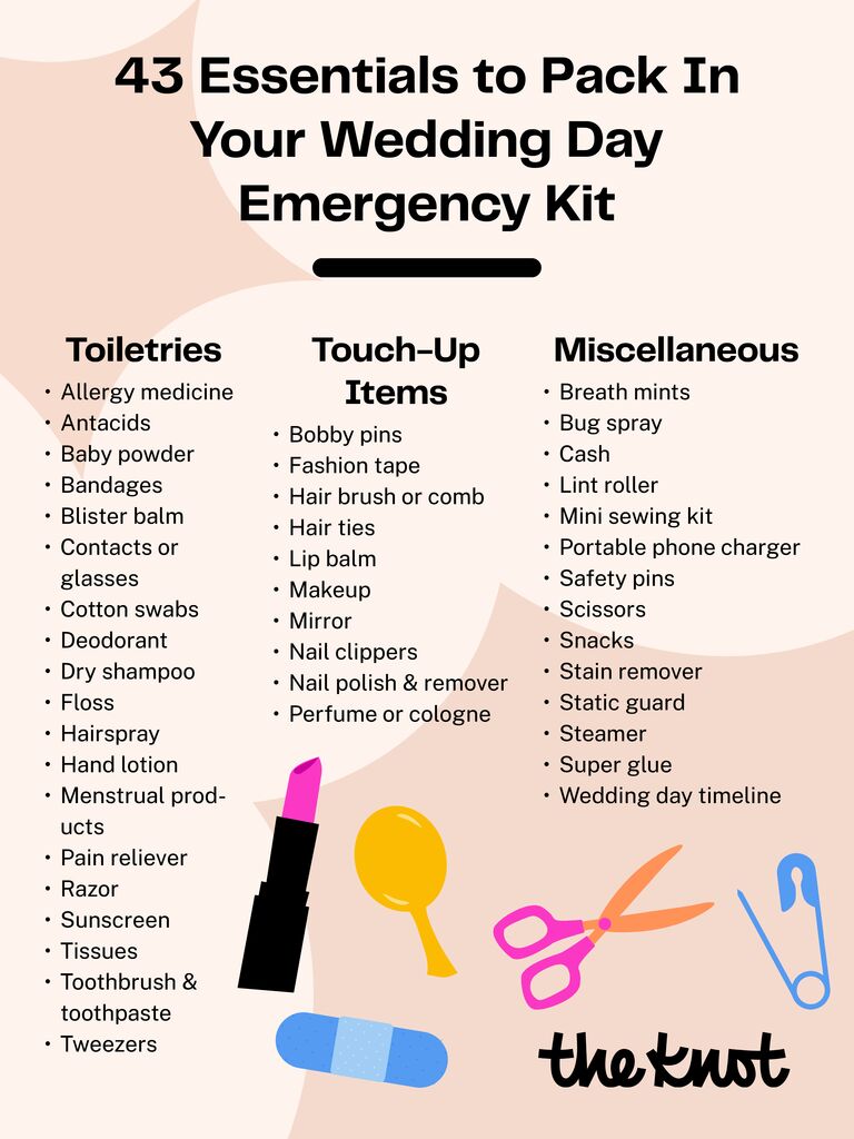 Wedding Day Emergency Kit: Everything You Need to Include